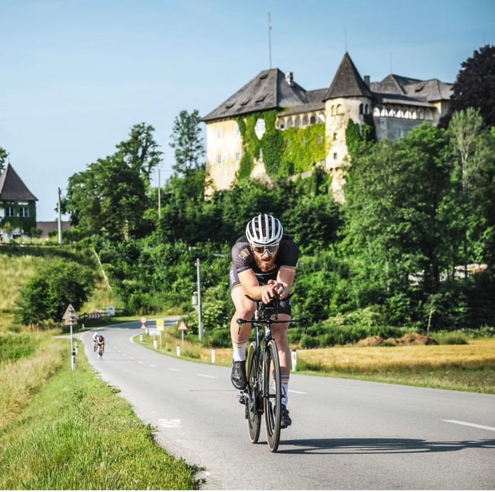 Radsportler beim gezielten Ausdauertraining